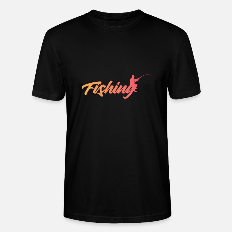 Pêche - T-shirt bio CRAFTER Stanley Stella Unisexe - noir