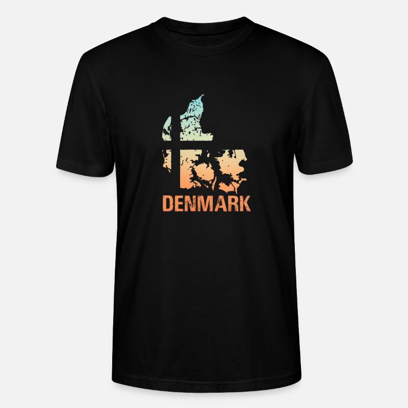 Denmark - Stanley/Stella CRAFTER Unisex Organic T-Shirt - black