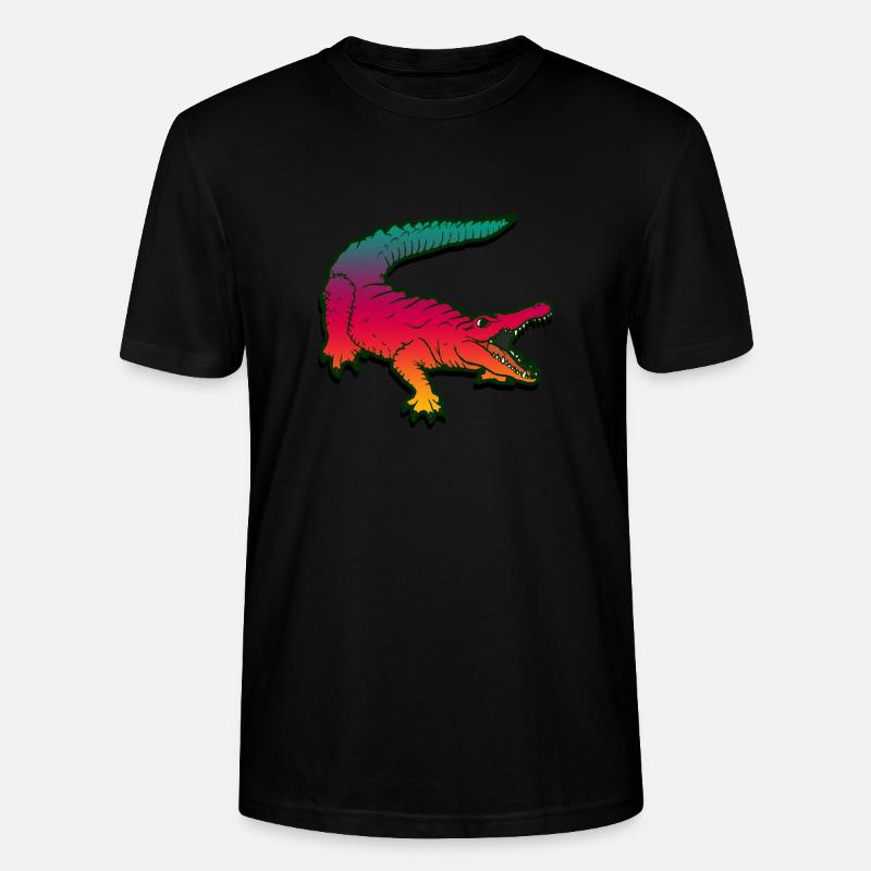 crocodile - T-shirt bio CRAFTER Stanley Stella Unisexe - noir