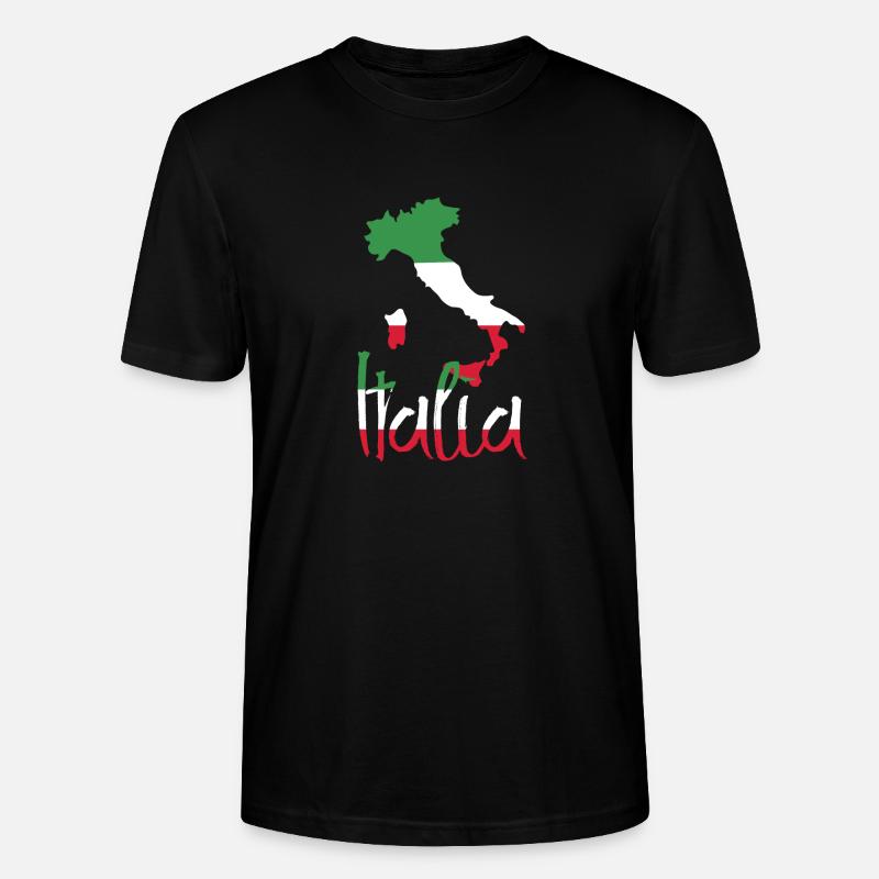 Italien - Stanley/Stella Unisex Bio-T-Shirt CRAFTER - Schwarz