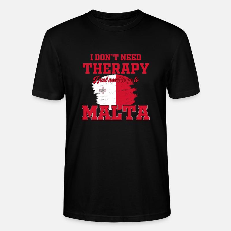 Malta - Stanley/Stella Unisex Bio-T-Shirt CRAFTER - Schwarz