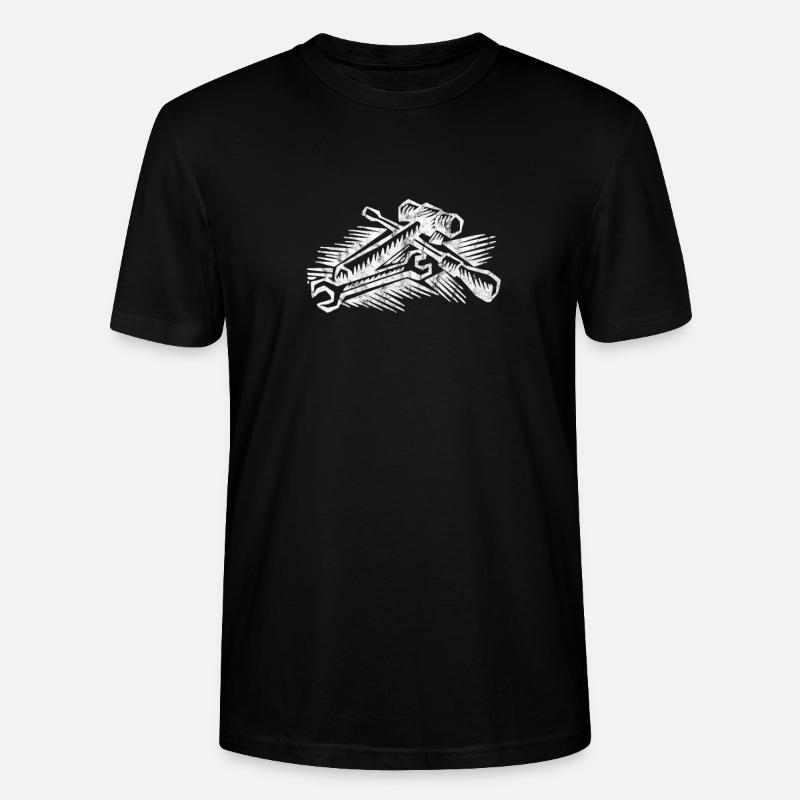 Craftsman Tool Workshop - Stanley/Stella CRAFTER Unisex Organic T-Shirt - black