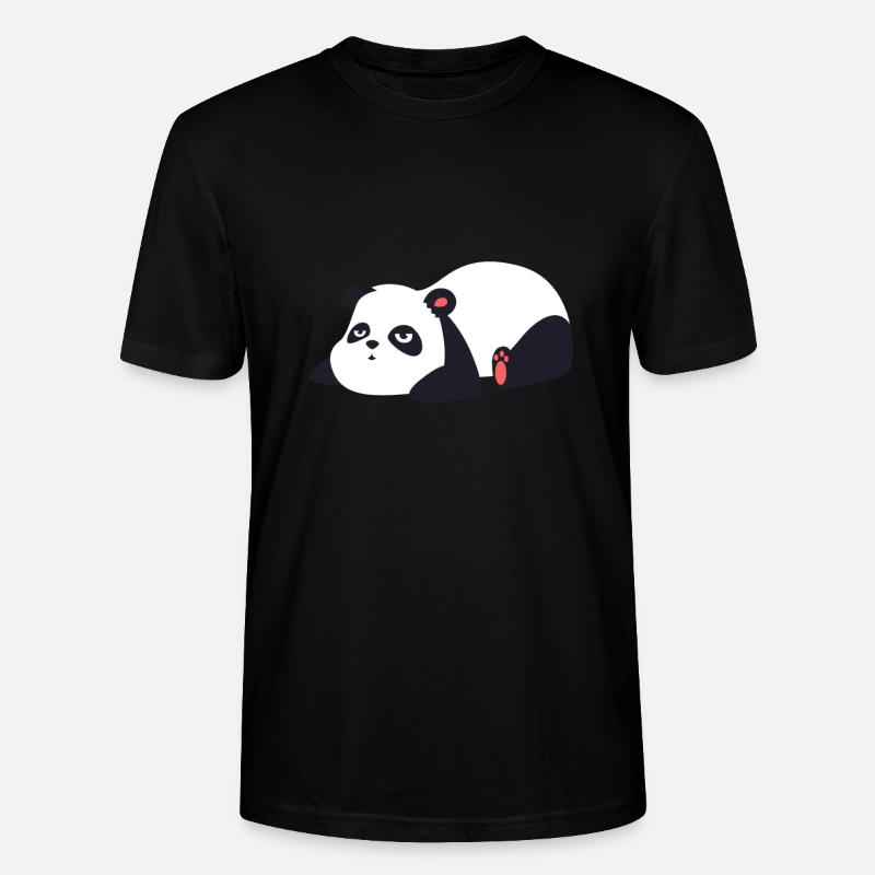 Panda - T-shirt bio CRAFTER Stanley Stella Unisexe - noir