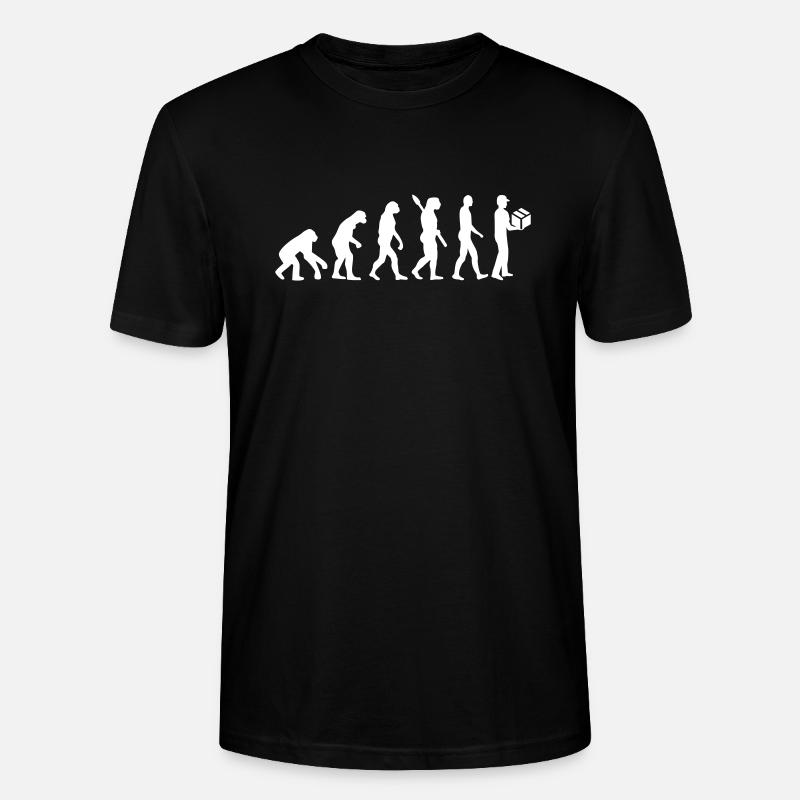 Evolution Messager - T-shirt bio CRAFTER Stanley Stella Unisexe - noir