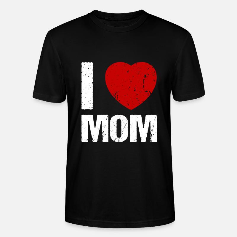 J’aime maman - T-shirt bio CRAFTER Stanley Stella Unisexe - noir