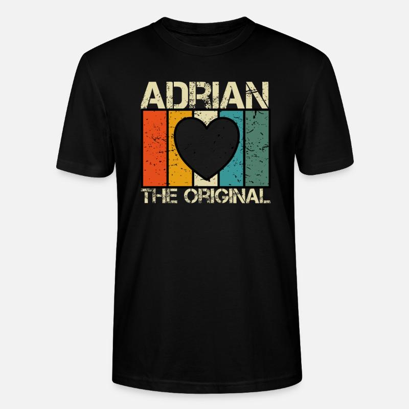 Adrian - Stanley/Stella Unisex Bio-T-Shirt CRAFTER - Schwarz