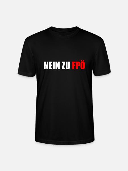 Nein zu fpö - Stanley/Stella Unisex Bio-T-Shirt CRAFTER - Schwarz