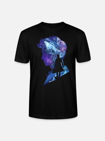 Fantastic Beasts Newt Scamander Silhouette - Stanley/Stella CRAFTER Unisex Organic T-Shirt - black