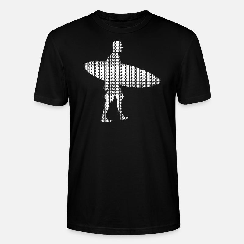 Surfer - Stanley/Stella Unisex Bio-T-Shirt CRAFTER - Schwarz