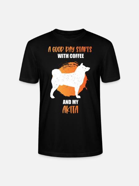 Akita - Stanley/Stella Unisex Bio-T-Shirt CRAFTER - Schwarz