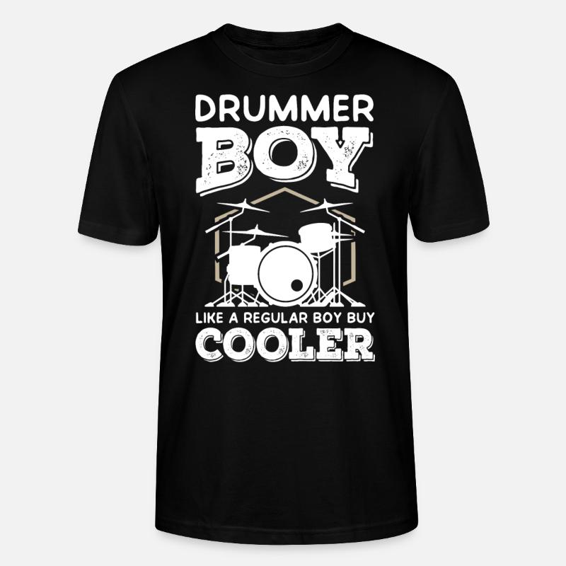 Drummer Boy - Stanley/Stella Unisex Bio-T-Shirt CRAFTER - Schwarz