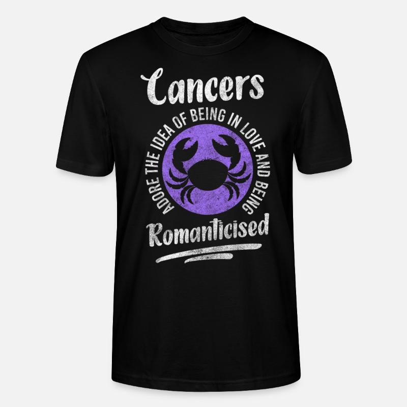 Krebs Astrologie Element Wasser - Stanley/Stella Unisex Bio-T-Shirt CRAFTER - Schwarz