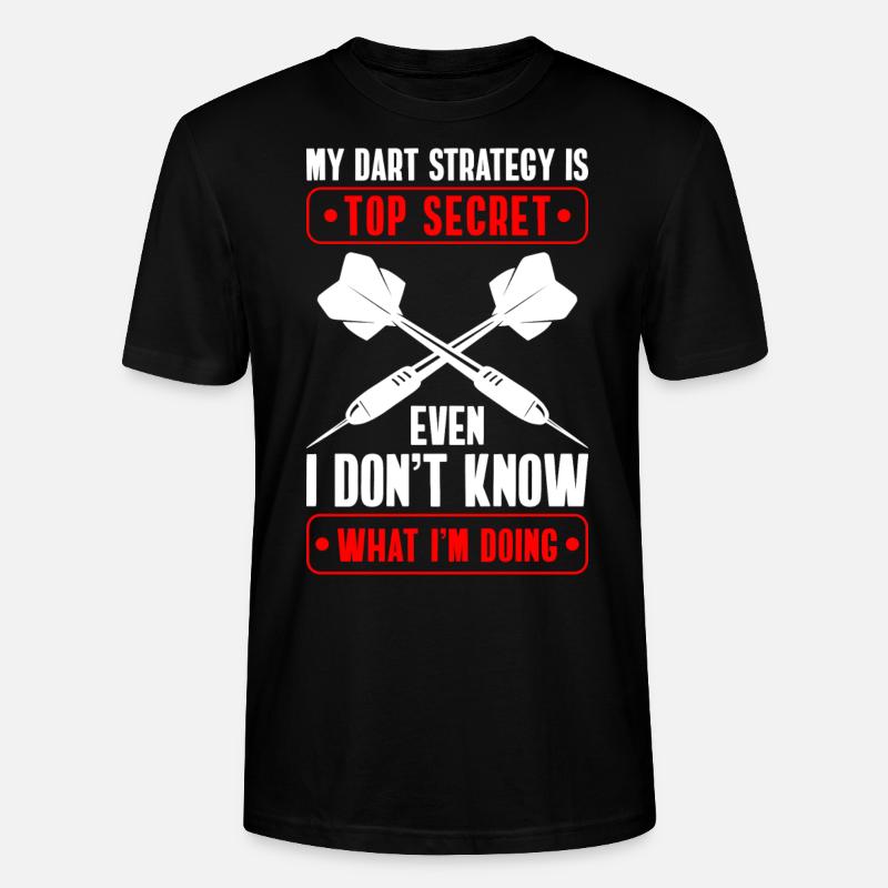 Jeu de fléchettes Bullseye Competition - T-shirt bio CRAFTER Stanley Stella Unisexe - noir