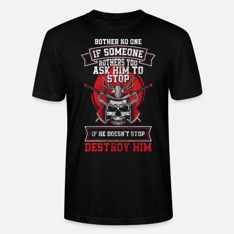 Samurai Aikido Ehre - Stanley/Stella Unisex Bio-T-Shirt CRAFTER - Schwarz
