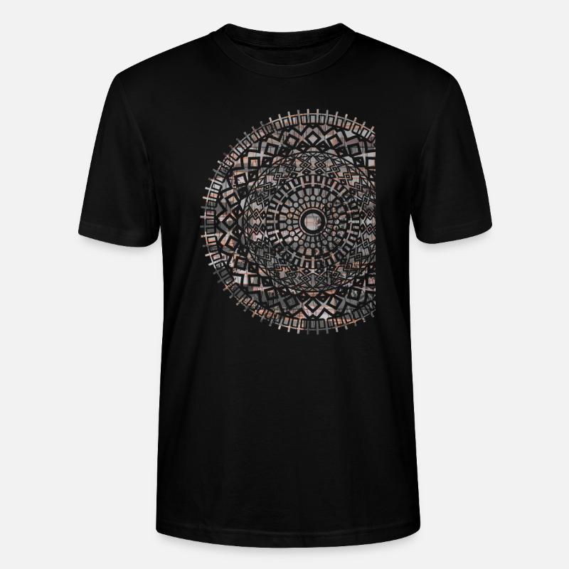 mandala - Stanley/Stella Unisex Bio-T-Shirt CRAFTER - Schwarz