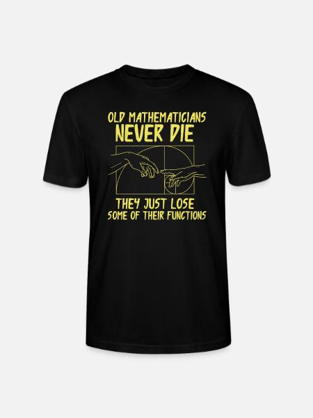 Fibonacci Geometry Math Golden Ratio - Stanley/Stella CRAFTER Unisex Organic T-Shirt - black