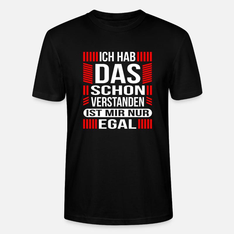 Geschenkidee lustiger Spruch - Stanley/Stella Unisex Bio-T-Shirt CRAFTER - Schwarz