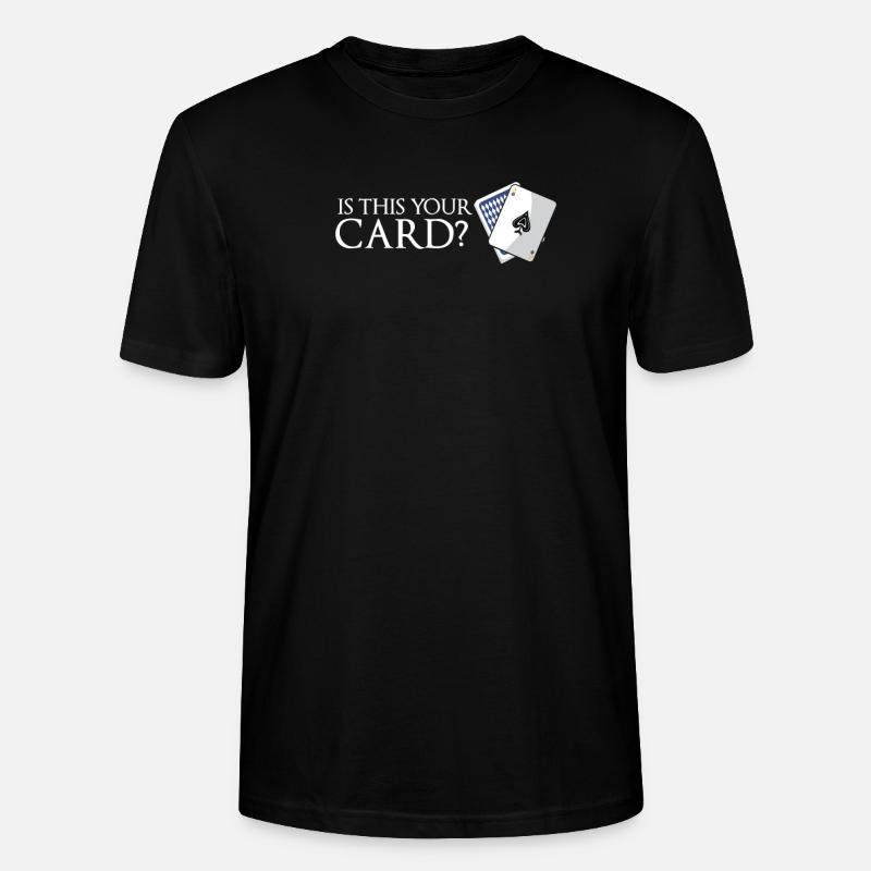 Zauberer Geschenk Magier Zaubertrick - Stanley/Stella Unisex Bio-T-Shirt CRAFTER - Schwarz