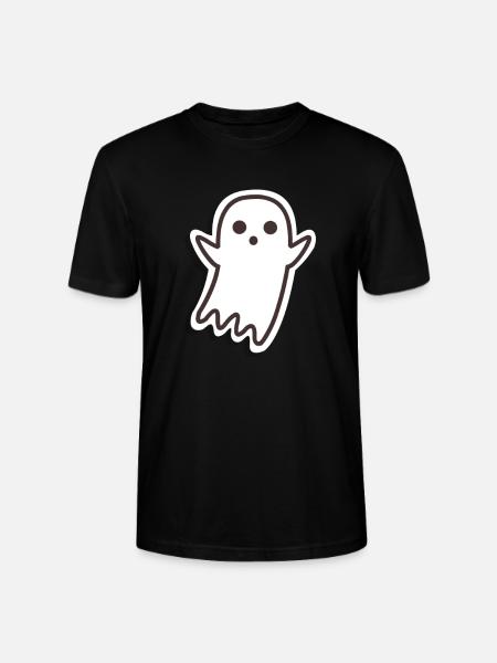 ghost - Stanley/Stella CRAFTER Unisex Organic T-Shirt - black