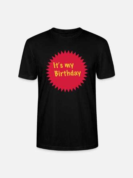 It's my Birthday 2c - Stanley/Stella CRAFTER Unisex Organic T-Shirt - black
