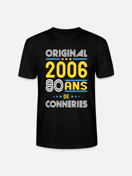 Original – 2006 – 20 Jahre - Stanley/Stella Unisex Bio-T-Shirt CRAFTER - Schwarz