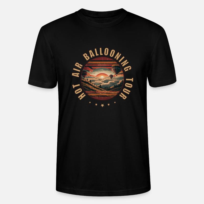 Montgolfière 2024 - T-shirt bio CRAFTER Stanley Stella Unisexe - noir