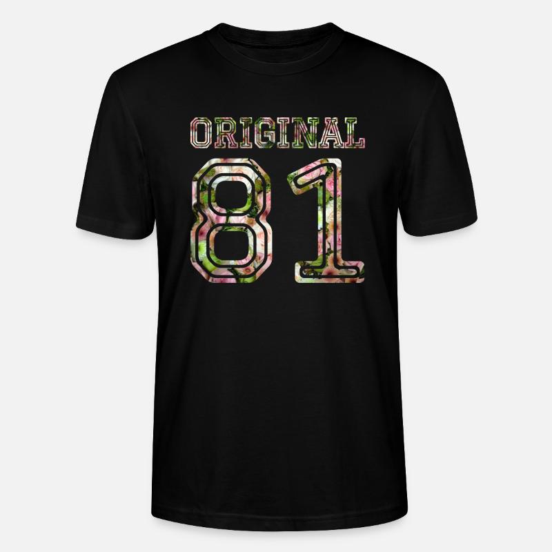 1981 - Stanley/Stella Unisex Bio-T-Shirt CRAFTER - Schwarz
