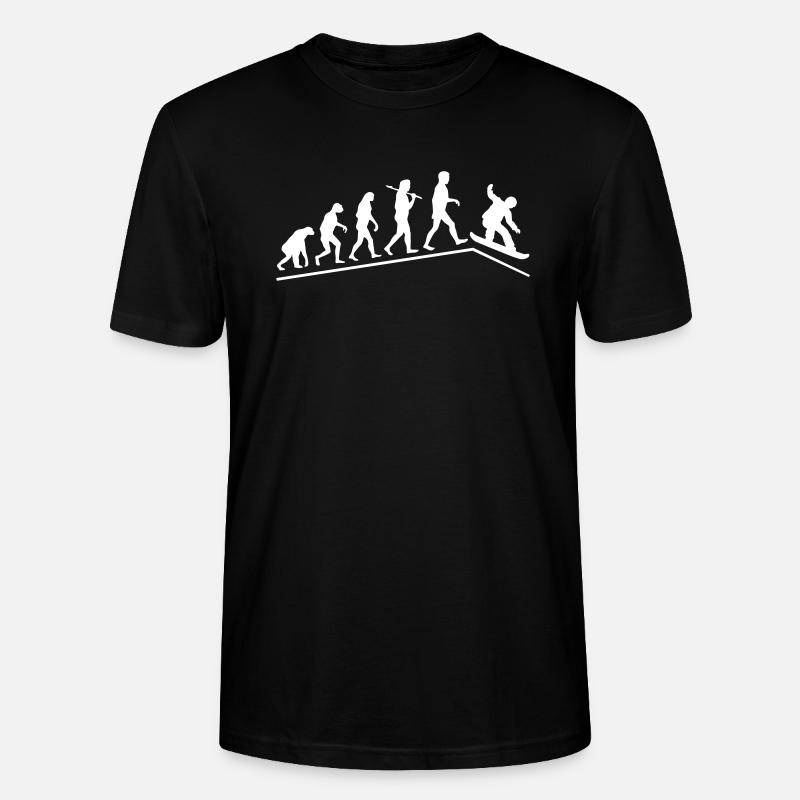 Evolution Snowboarding 1 - Stanley/Stella Unisex Bio-T-Shirt CRAFTER - Schwarz