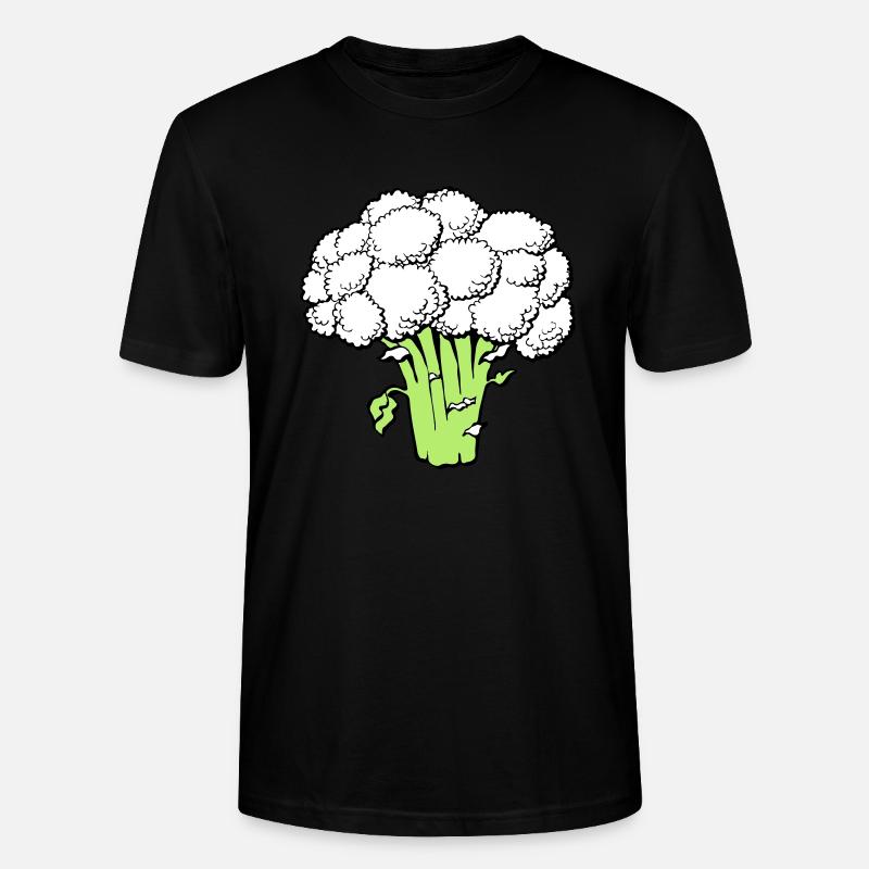 Brokkoli - Stanley/Stella Unisex Bio-T-Shirt CRAFTER - Schwarz