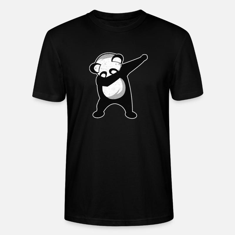 Dabbing Panda - Stanley/Stella Unisex Bio-T-Shirt CRAFTER - Schwarz