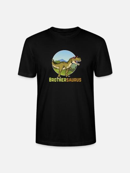 Brothersaurus - Stanley/Stella CRAFTER Unisex Organic T-Shirt - black