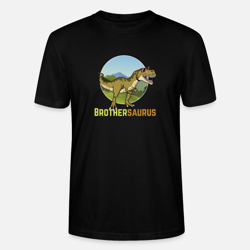 Brothersaurus - Stanley/Stella Unisex Bio-T-Shirt CRAFTER - Schwarz
