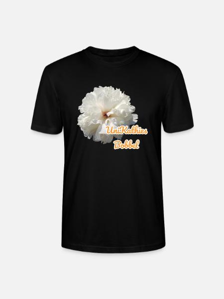 Unikathies Bobbel Flower - Stanley/Stella Unisex Bio-T-Shirt CRAFTER - Schwarz