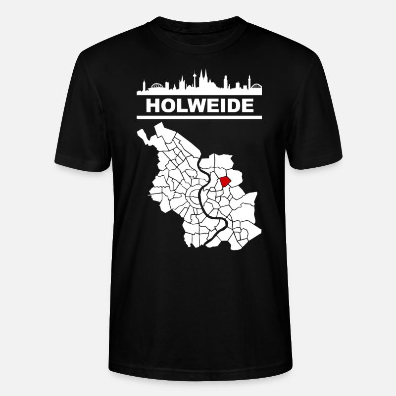 Holweide - Stanley/Stella Unisex Bio-T-Shirt CRAFTER - Schwarz