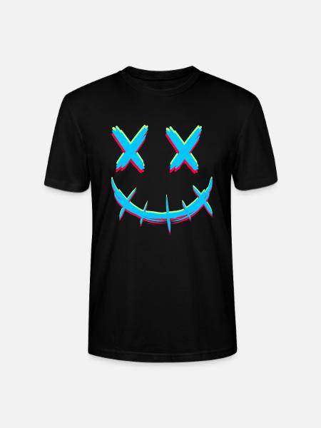 Sorridi con x occhi - Maglietta unisex ecologica CRAFTER di Stanley/Stella - nero