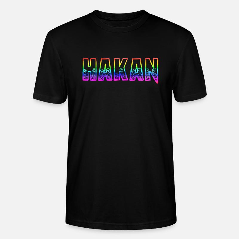 hakan rs regenbogen - Stanley/Stella Unisex Bio-T-Shirt CRAFTER - Schwarz