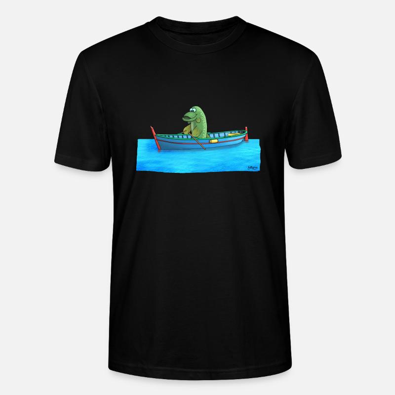 Brochet dans la chaloupe - T-shirt bio CRAFTER Stanley Stella Unisexe - noir