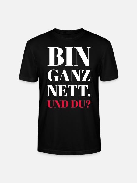 Nett - Stanley/Stella Unisex Bio-T-Shirt CRAFTER - Schwarz