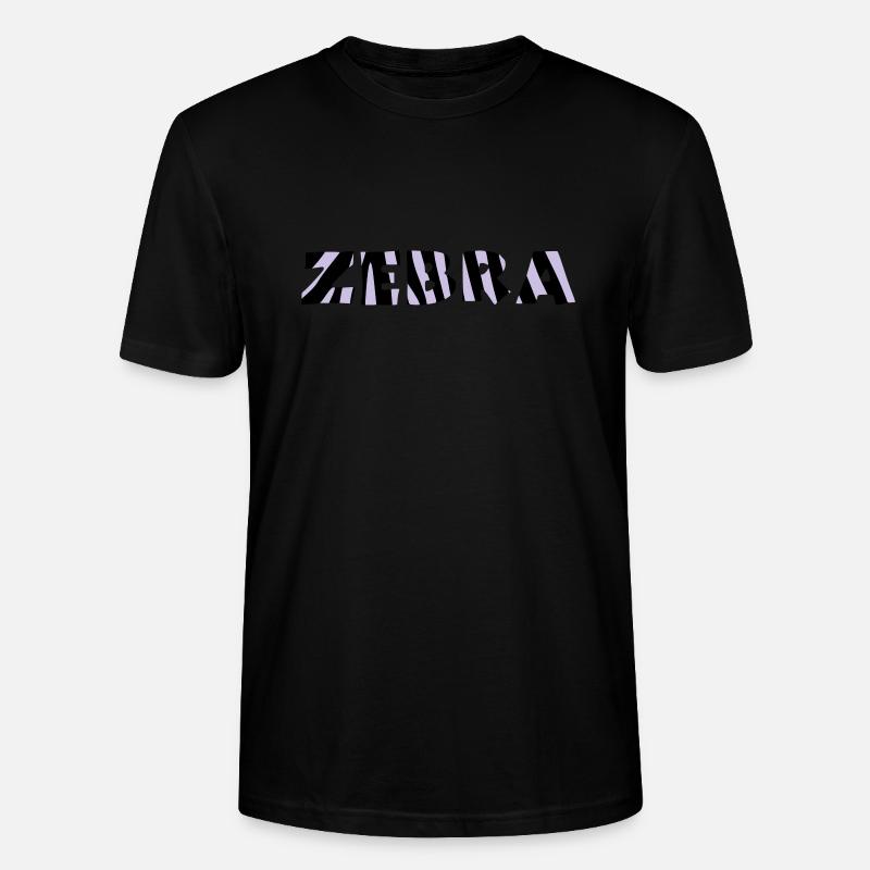 zebra - Stanley/Stella Unisex Bio-T-Shirt CRAFTER - Schwarz