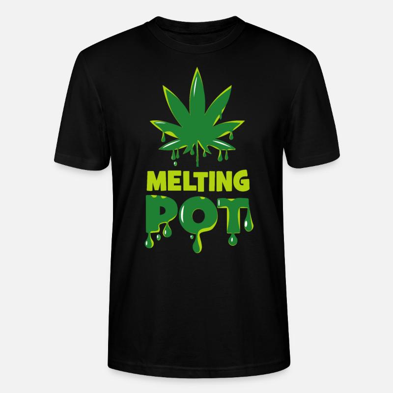 Melting Pot - Stanley/Stella Unisex Bio-T-Shirt CRAFTER - Schwarz