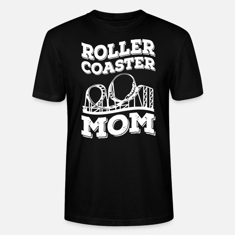 Roller Coaster Mom - Stanley/Stella Unisex Bio-T-Shirt CRAFTER - Schwarz