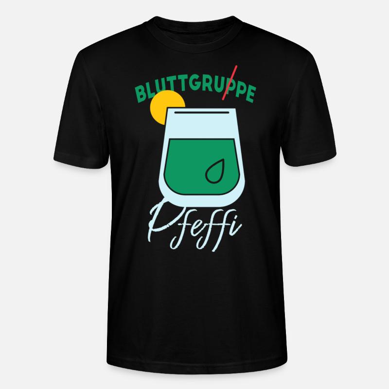 Blutgruppe Pfeffi - Stanley/Stella Unisex Bio-T-Shirt CRAFTER - Schwarz