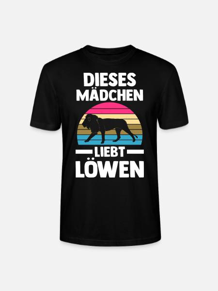 Löwe Löwen - Stanley/Stella Unisex Bio-T-Shirt CRAFTER - Schwarz