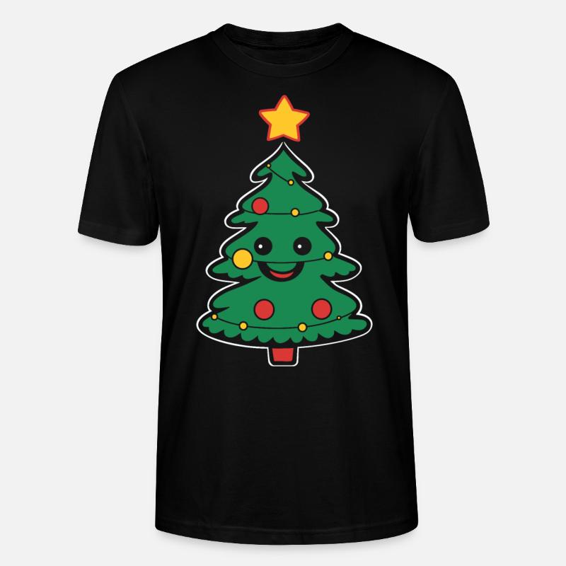 Kleiner Weihnachtsbaum - Stanley/Stella Unisex Bio-T-Shirt CRAFTER - Schwarz