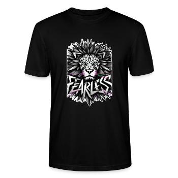 Furchtlose Buben - Stanley/Stella Unisex Bio-T-Shirt CRAFTER - Schwarz - Vorne - Alina (178cm) & Michal (187cm)