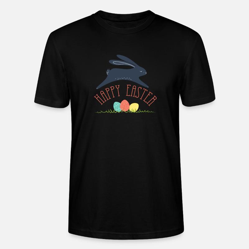 Happy Easter - T-shirt bio CRAFTER Stanley Stella Unisexe - noir