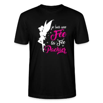 Je Suis Une Fée La Fée Pachier - T-shirt bio CRAFTER Stanley Stella Unisexe - noir - Devant - Alina (178cm) & Michal (187cm)