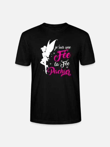Je Suis Une Fée La Fée Pachier - T-shirt bio CRAFTER Stanley Stella Unisexe - noir
