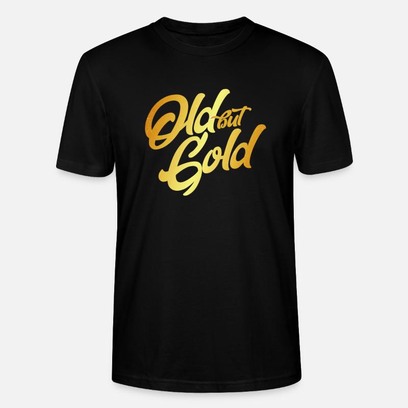 Old but Gold - Stanley/Stella Unisex Bio-T-Shirt CRAFTER - Schwarz