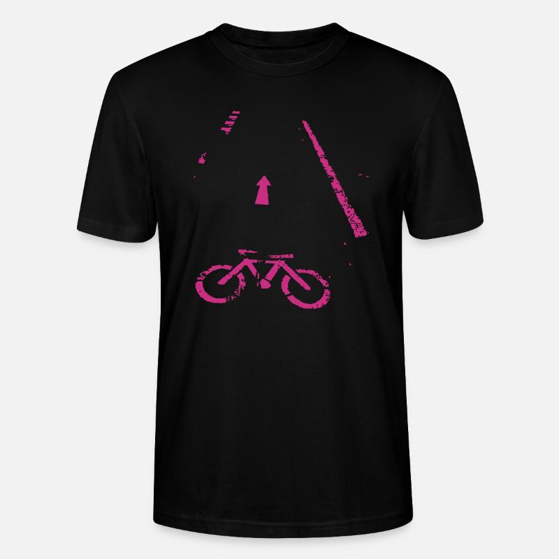 Bicycle - Stanley/Stella Unisex Bio-T-Shirt CRAFTER - Schwarz